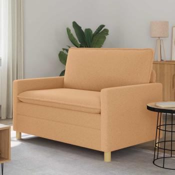 ARDEBO.de - Sofa Beige 126 x 81 x 87,5 cm Stoff