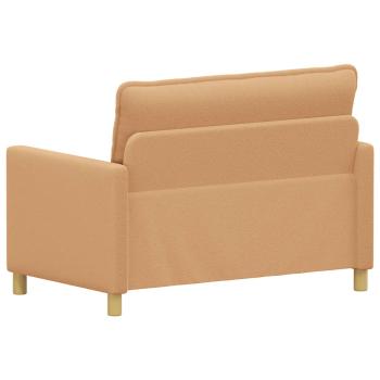 Sofa Beige 126 x 81 x 87,5 cm Stoff