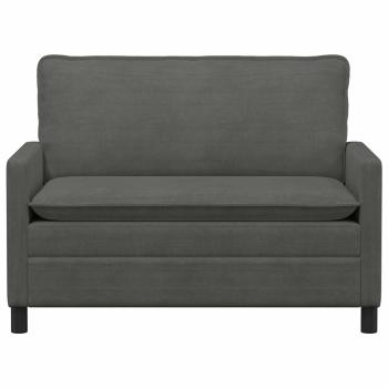 Sofa Dunkelgrau 126 x 81 x 87,5 cm Stoff