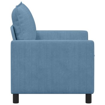 Sofa Blau 126 x 81 x 87,5 cm Stoff