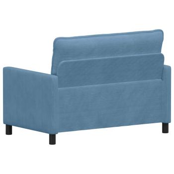 Sofa Blau 126 x 81 x 87,5 cm Stoff