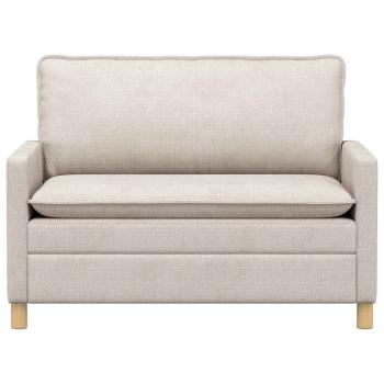 Sofa Creme 126 x 81 x 87,5 cm Polyester