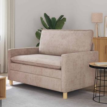 ARDEBO.de - Sofa Beige 126 x 81 x 87,5 cm Polyester