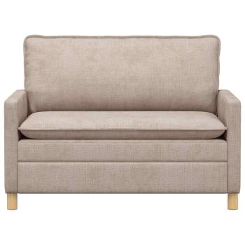 Sofa Beige 126 x 81 x 87,5 cm Polyester