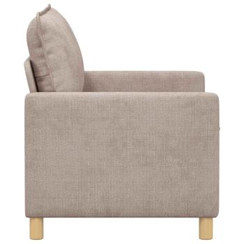 Sofa Beige 126 x 81 x 87,5 cm Polyester