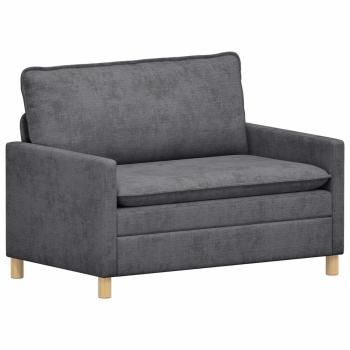 Sofa Dunkelgrau 126 x 81 x 87,5 cm Polyester