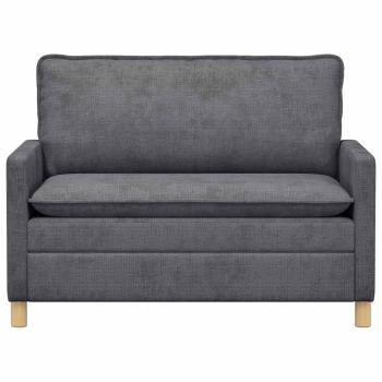 Sofa Dunkelgrau 126 x 81 x 87,5 cm Polyester