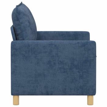 Sofa Blau 126 x 81 x 87,5 cm Polyester
