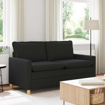 ARDEBO.de - Sofa 2-Sitzer Schwarz 156 x 81 x 87,5 cm Stoff