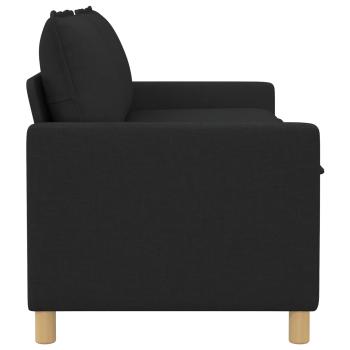 Sofa 2-Sitzer Schwarz 156 x 81 x 87,5 cm Stoff