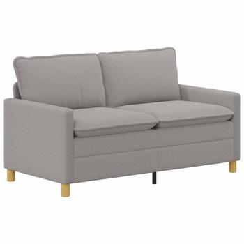 Sofa Hellgrau 156 x 81 x 87,5 cm Stoff