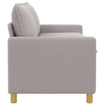 Sofa Hellgrau 156 x 81 x 87,5 cm Stoff