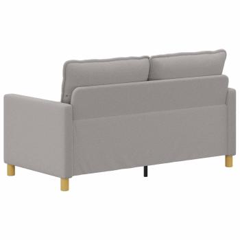 Sofa Hellgrau 156 x 81 x 87,5 cm Stoff