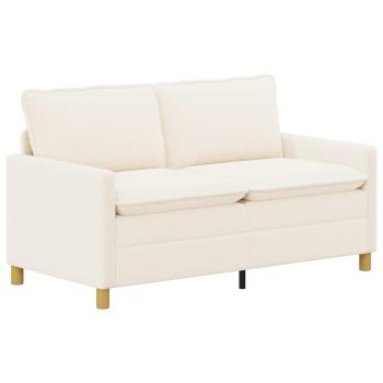 Sofa Creme 156 x 81 x 87,5 cm Stoff