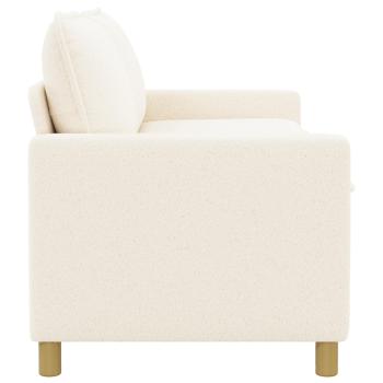 Sofa Creme 156 x 81 x 87,5 cm Stoff