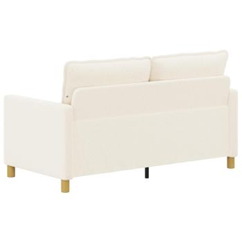 Sofa Creme 156 x 81 x 87,5 cm Stoff