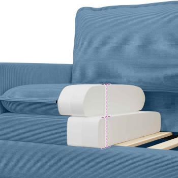 Sofa Blau 156 x 81 x 87,5 cm Stoff
