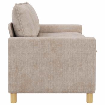 Sofa Beige 156 x 81 x 87,5 cm Polyester