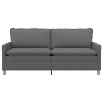 Sofa Dunkelgrau 196 x 81 x 87,5 cm Stoff