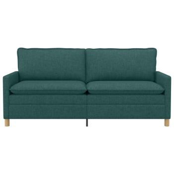 Sofa Dunkelgrün 196 x 81 x 87,5 cm Stoff