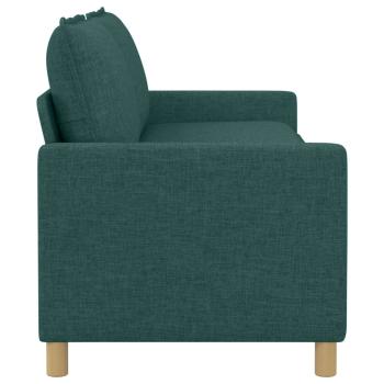 Sofa Dunkelgrün 196 x 81 x 87,5 cm Stoff