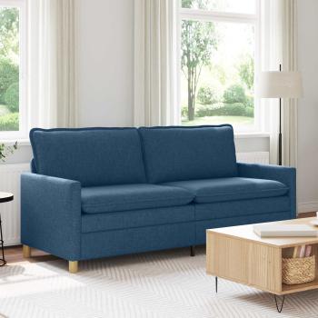 ARDEBO.de - Sofa Blau 196 x 81 x 87,5 cm Stoff