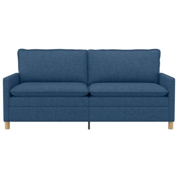Sofa Blau 196 x 81 x 87,5 cm Stoff