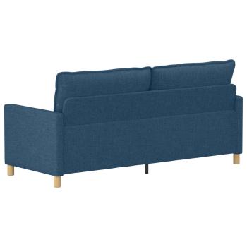 Sofa Blau 196 x 81 x 87,5 cm Stoff