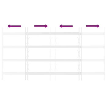 Sicherheitsgitter für Fenster mit 4 Querstangen 63-114 cm