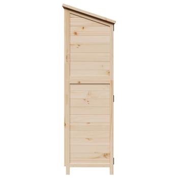 Gartenschuppen Natur 106,5 x 56 x 176 cm Massivholz aus Fichte