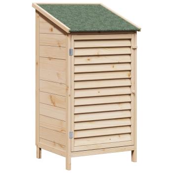 Gartenschuppen Natur 59 x 56 x 113,5 cm Massivholz aus Fichte