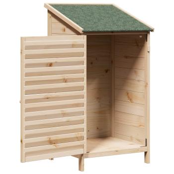 Gartenschuppen Natur 59 x 56 x 113,5 cm Massivholz aus Fichte