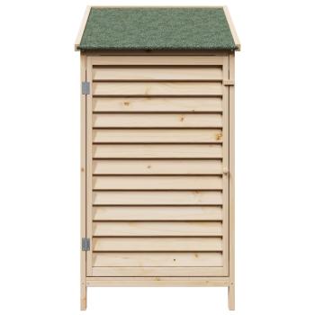 Gartenschuppen Natur 59 x 56 x 113,5 cm Massivholz aus Fichte