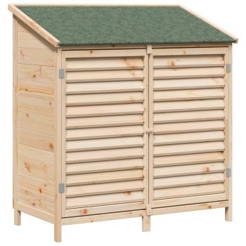 Gartenschuppen Natur 106 x 56 x 113,5 cm Massivholz aus Fichte