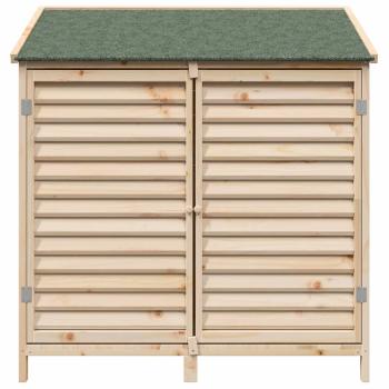 Gartenschuppen Natur 106 x 56 x 113,5 cm Massivholz aus Fichte