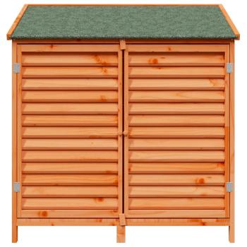 Gartenschuppen Braun 106 x 56 x 113,5 cm Massivholz aus Fichte
