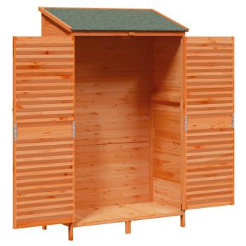 Gartenschuppen Braun 106 x 56 x 176,5 cm Massivholz aus Fichte