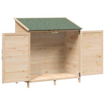 Gartenschuppen Natur 106 x 56 x 113,5 cm Massivholz aus Fichte