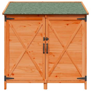 Gartenschuppen Braun 106 x 56 x 113,5 cm Massivholz aus Fichte