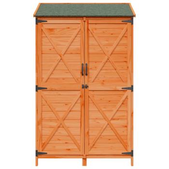 Gartenschuppen Braun 106 x 56 x 176,5 cm Massivholz aus Fichte