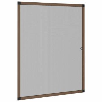 Insektenschutz für Fenster Braun 130 x 150 cm