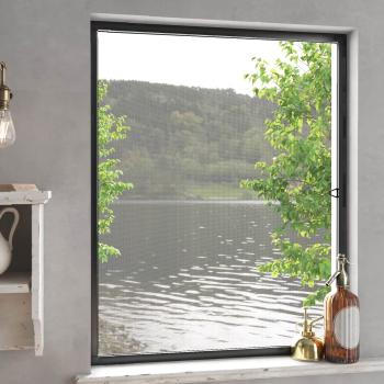 ARDEBO.de - Insektenschutz für Fenster Anthrazit 130 x 150 cm