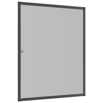 Insektenschutz für Fenster Anthrazit 130 x 150 cm