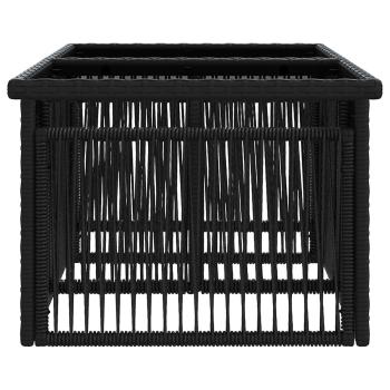 Garten Lifting Up Tisch Schwarz 100 x 55 x 37 cm