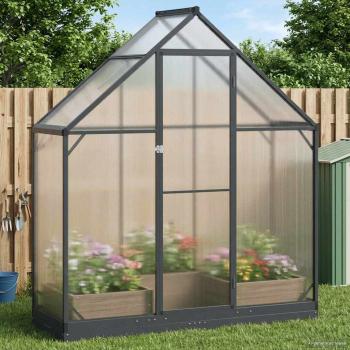 ARDEBO.de - Garten Gewächshaus 183,5 x 63,5 x 207 cm