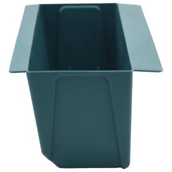 Blumenboxen für Euro-Paletten 12 Stk. Grün 36 x 13,5 x 9,5 cm