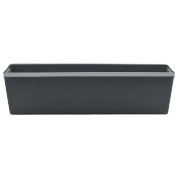 Blumenboxen für Euro-Paletten 24 stk. Grau 36 x 13,5 x 9,5 cm
