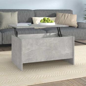 ARDEBO.de - Couchtisch Betongrau 80x55,5x41,5 cm Holzwerkstoff