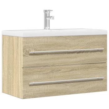 ARDEBO.de - Waschbeckenunterschrank Altholz-Optik 80x38,5x48 cm