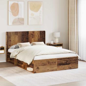 ARDEBO.de - Kopfteil Altholz Holzwerkstoff
